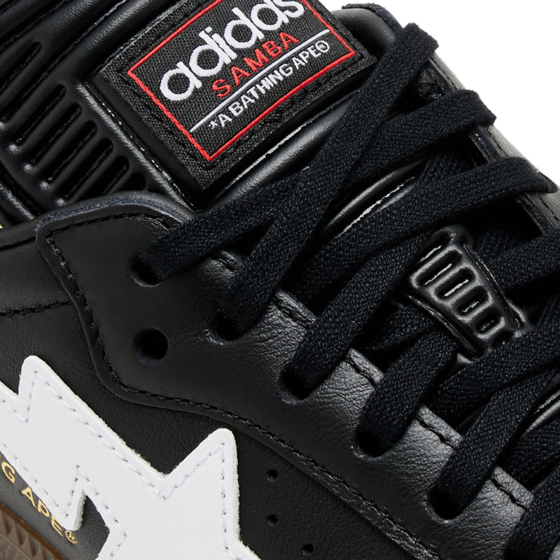 Samba x Bape baskets " Black Edition "