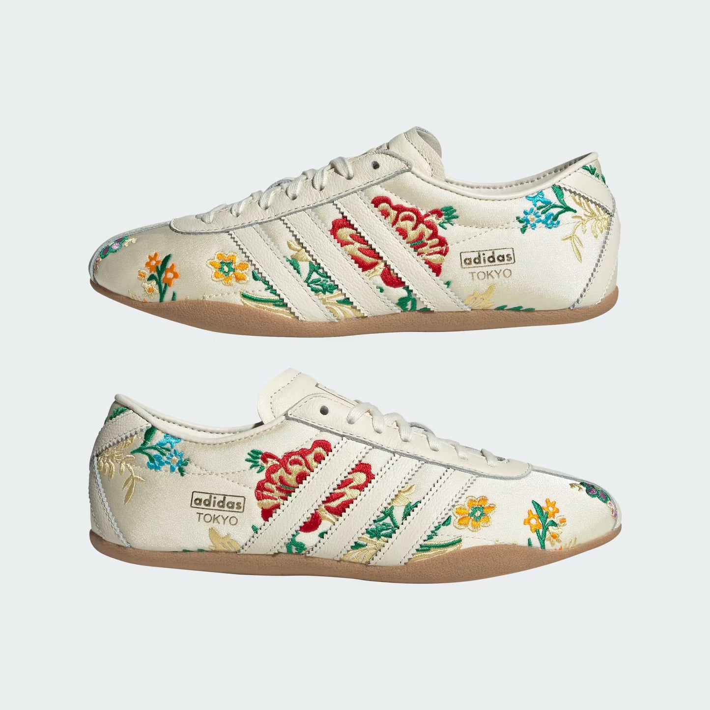 Cream White Floral Embroidery