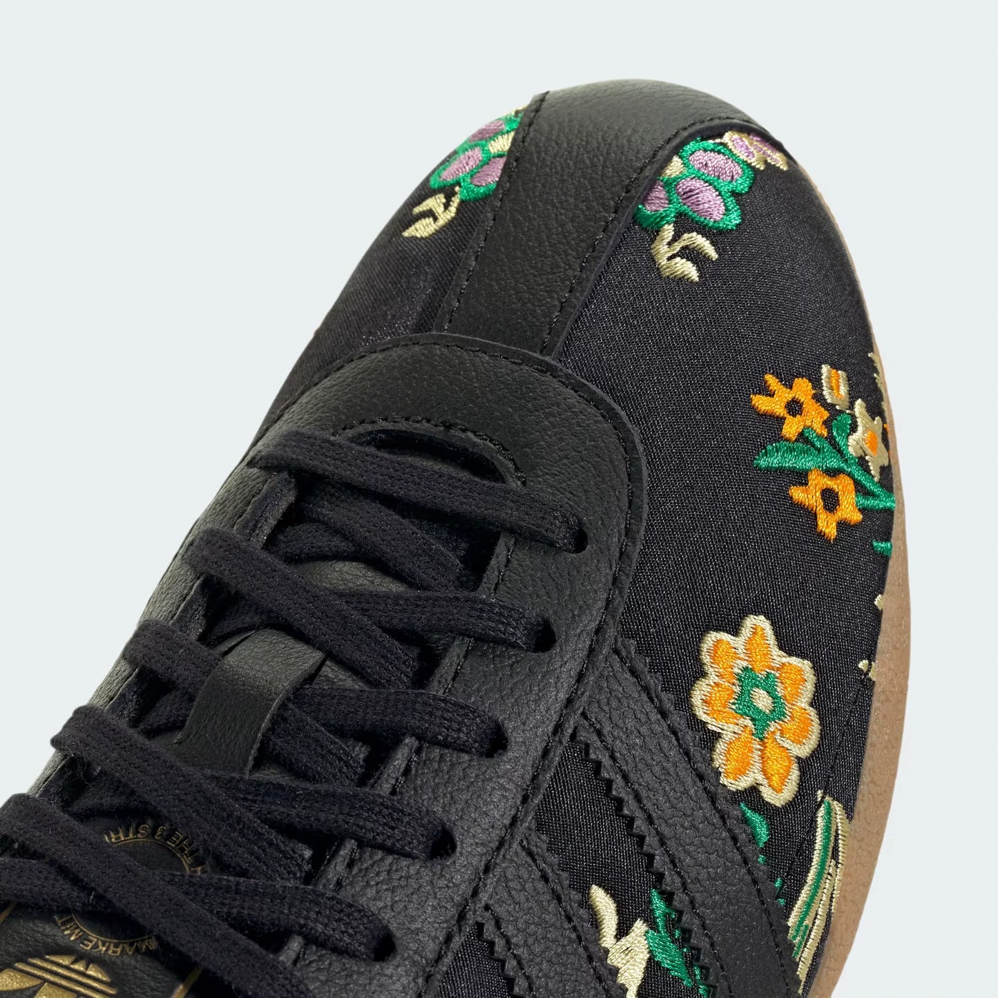 Black Floral Embroidery
